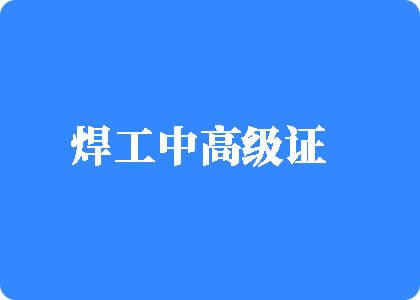 日本男女真人搞逼视频焊工中高级证