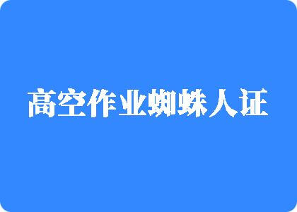 操比视频在线观看高空作业蜘蛛人证